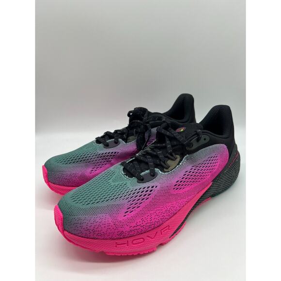 Under Armour HOVR Machina 3 Daylight Black Electro Pink 3025164-001 Mens Sz 10.5 - Picture 9 of 12